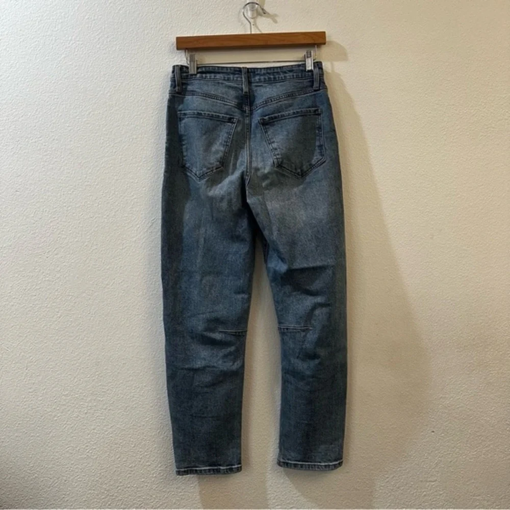 KUT Women's Ashley High Rise Slouchy Barrel Straight Leg Denim‎ Jeans Size 00